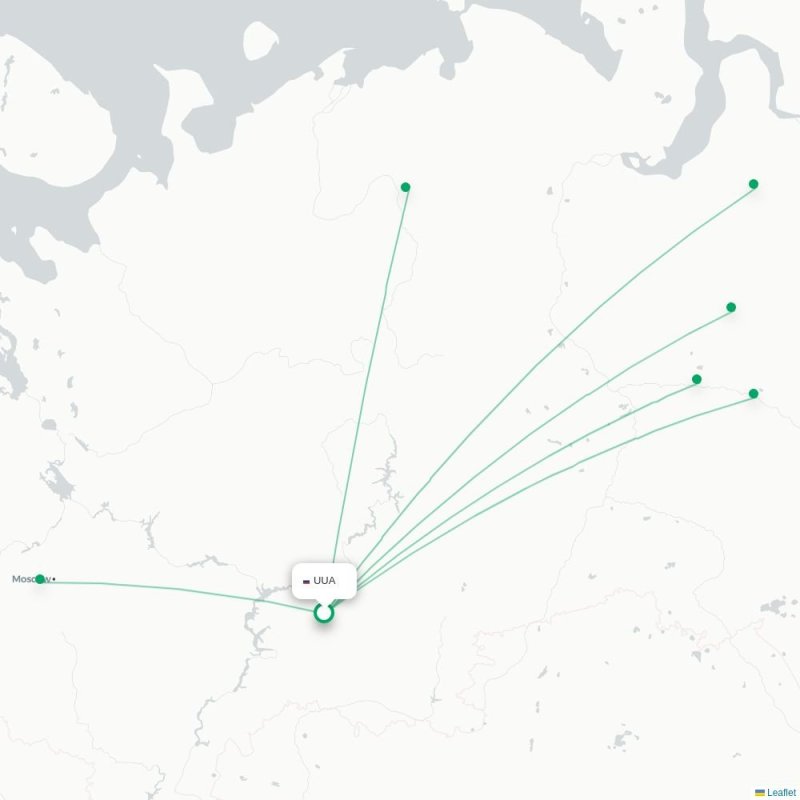 UUA - VKO route map