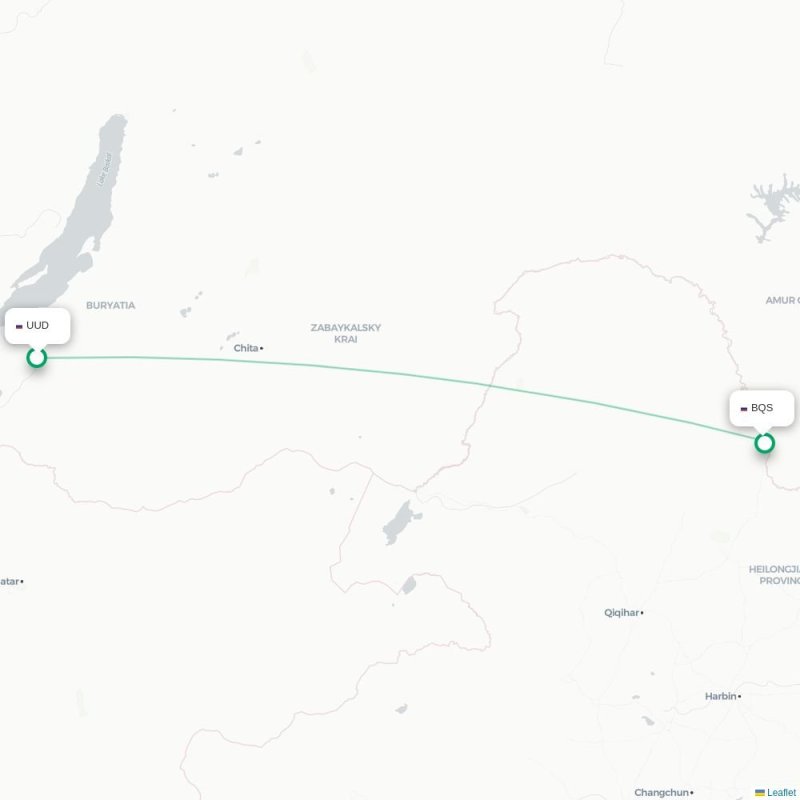 UUD - BQS route map