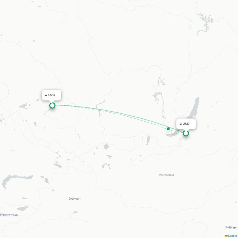 UUD - OVB route map
