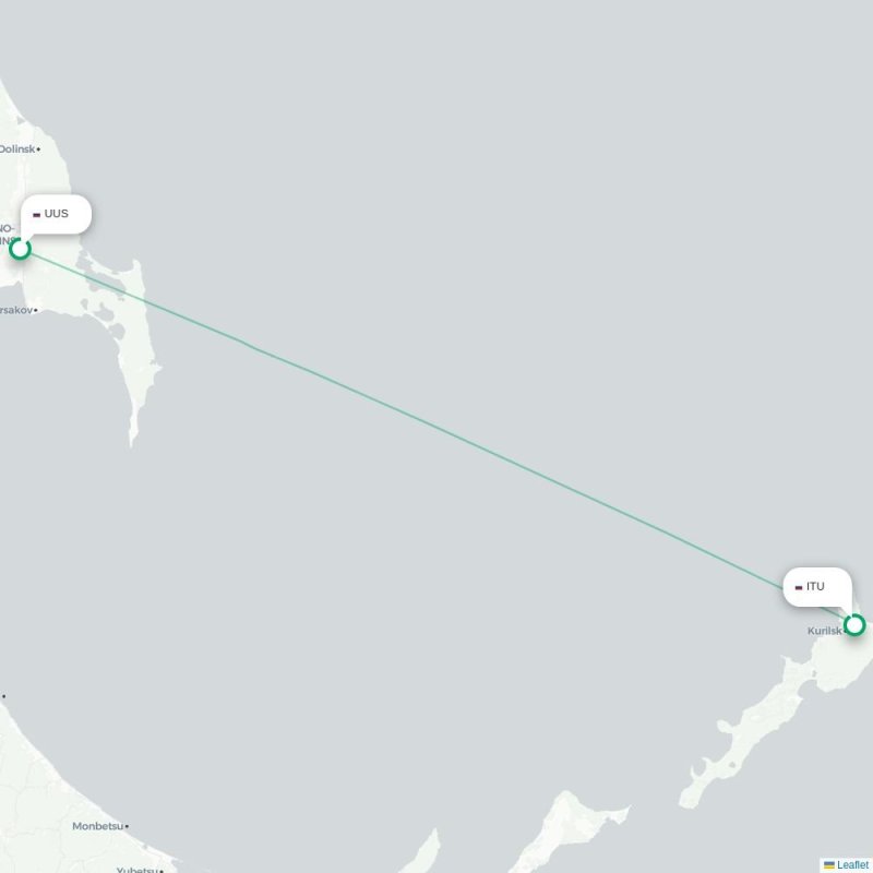 UUS - ITU route map