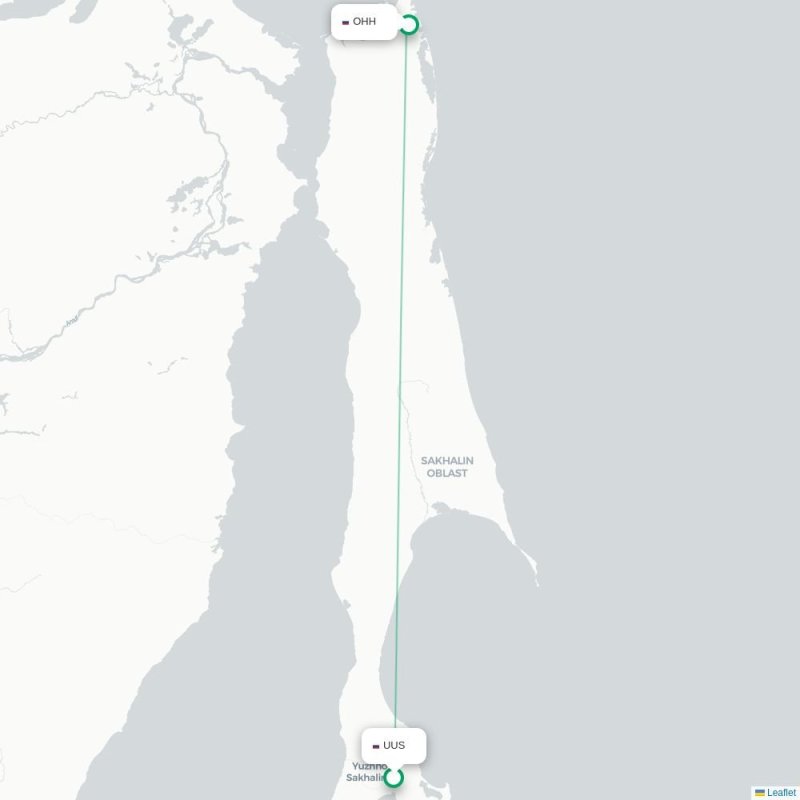 UUS - OHH route map