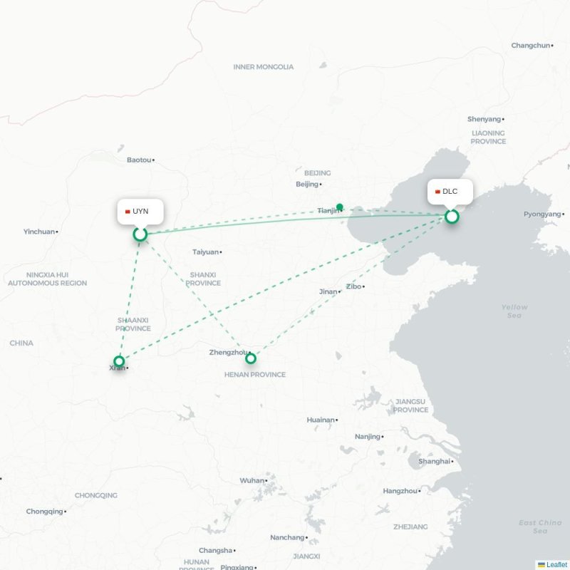 UYN - DLC route map