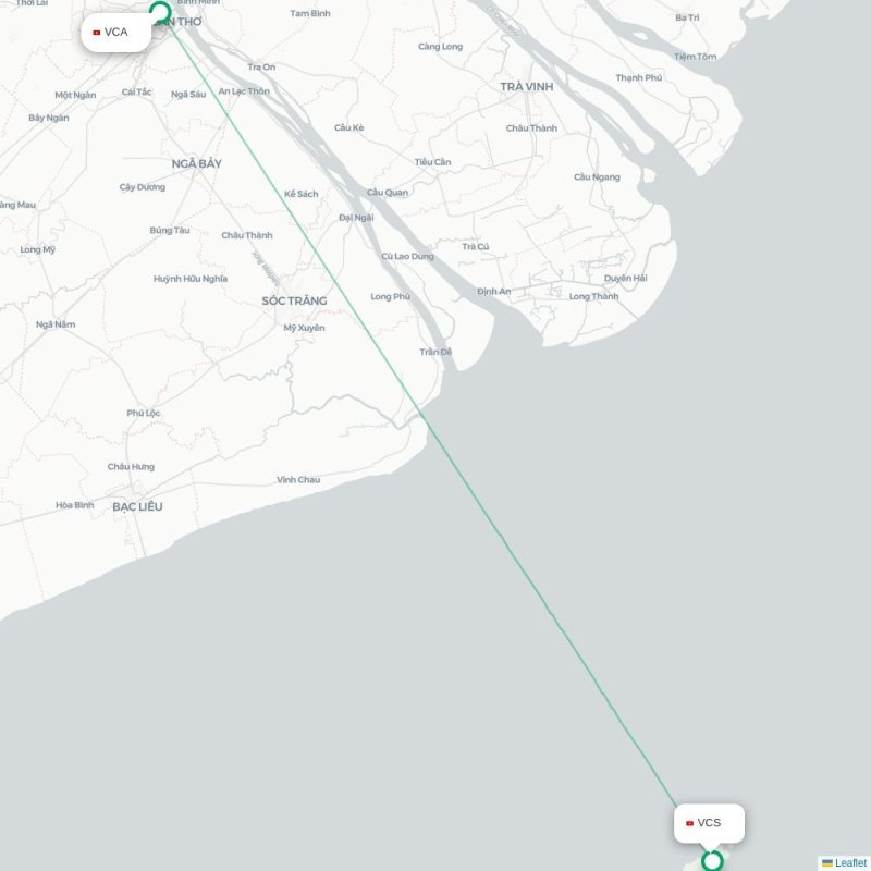 VCA - VCS route map