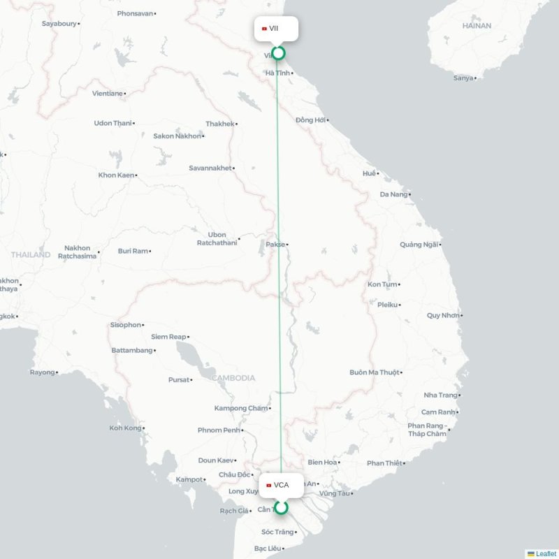 VCA - VII route map