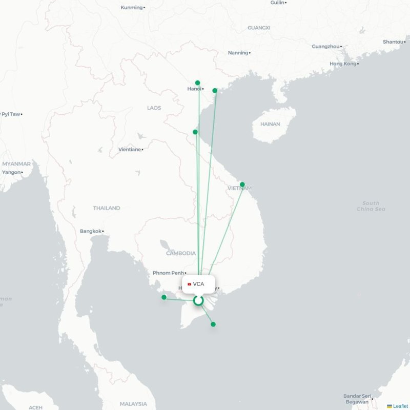 VCA - HAN route map