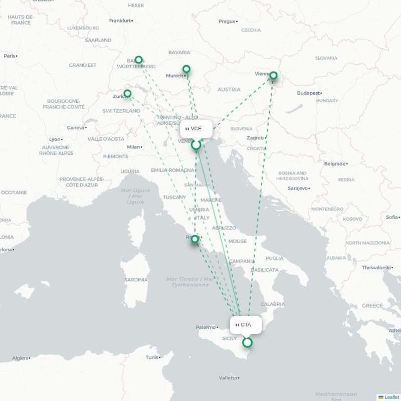 VCE - CTA route map