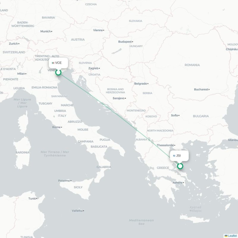 VCE - JSI route map