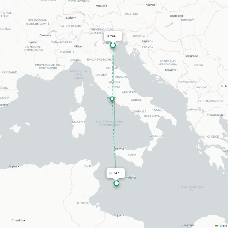 VCE - LMP route map