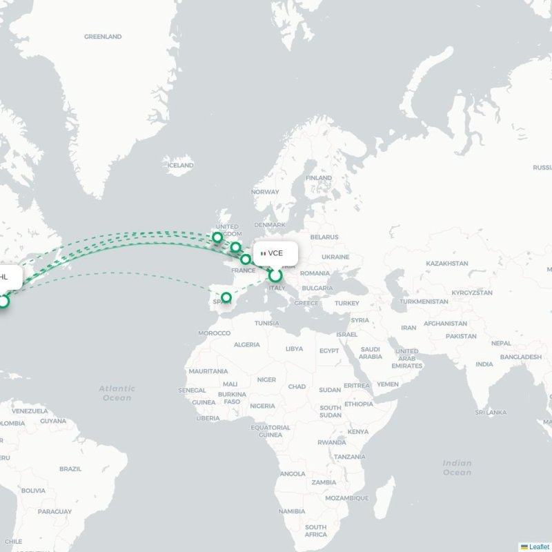 VCE - PHL route map
