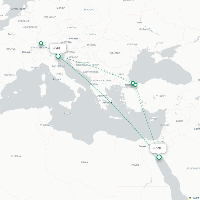 VCE - SSH route map
