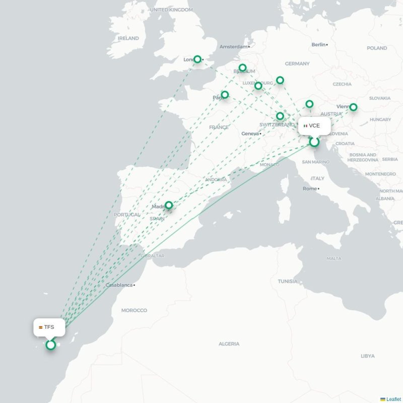 VCE - TFS route map