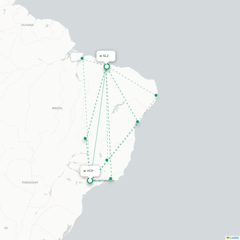 VCP - SLZ route map