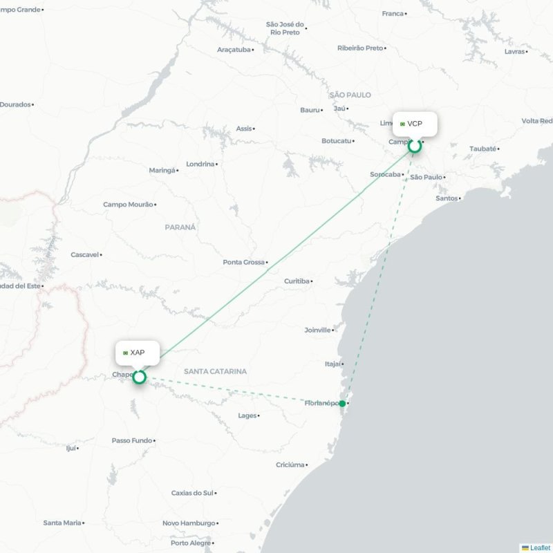 VCP - XAP route map
