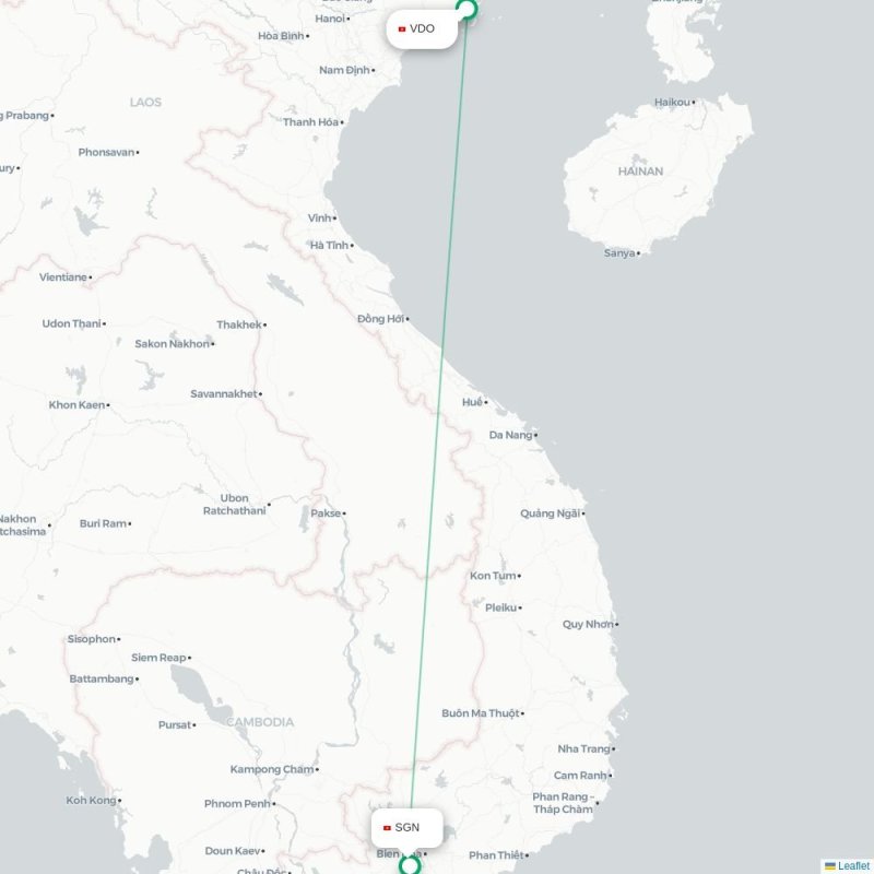 VDO - SGN route map