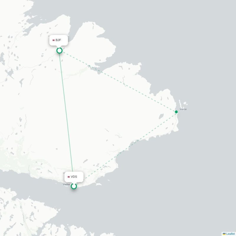 VDS - BJF route map