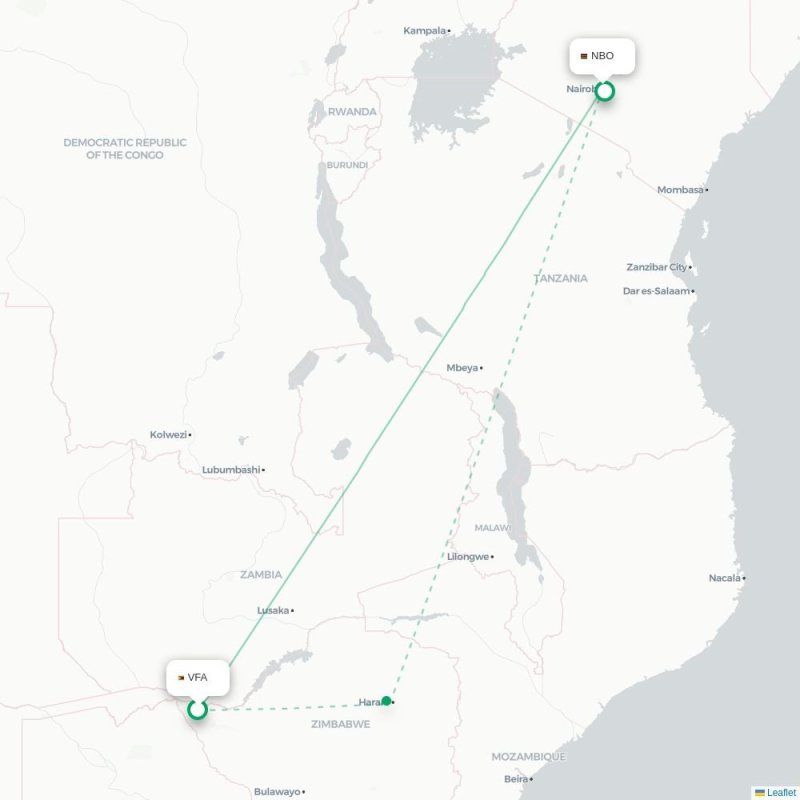 VFA - NBO route map