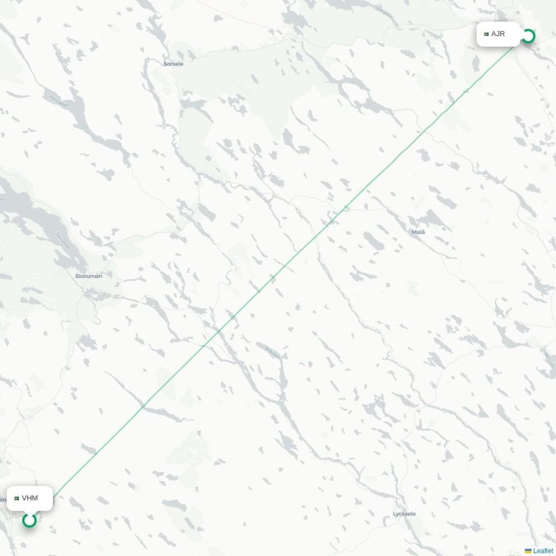 VHM - AJR route map