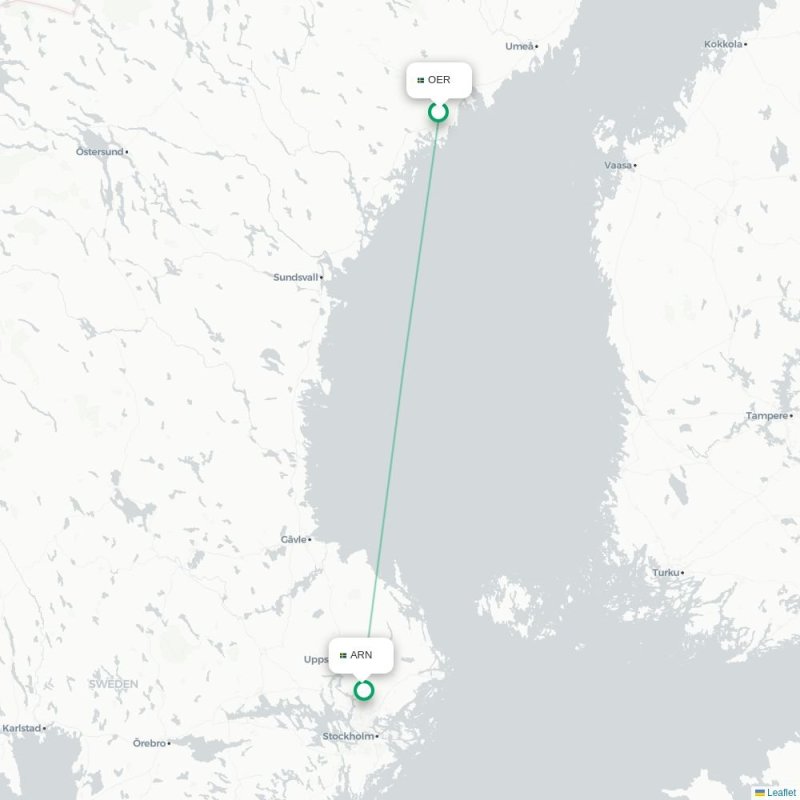 VHM - ARN route map