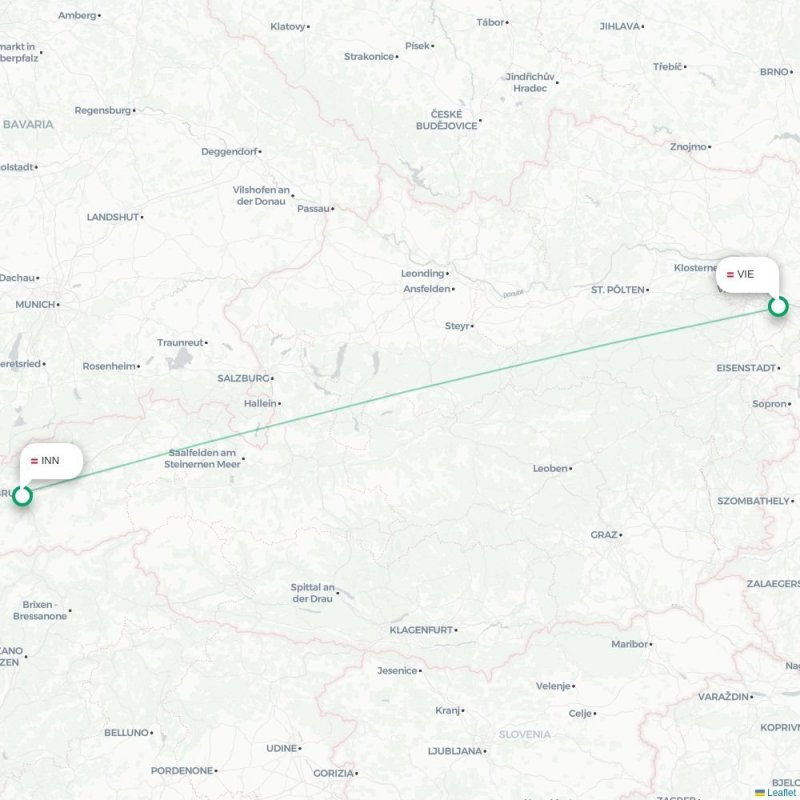 VIE - INN route map