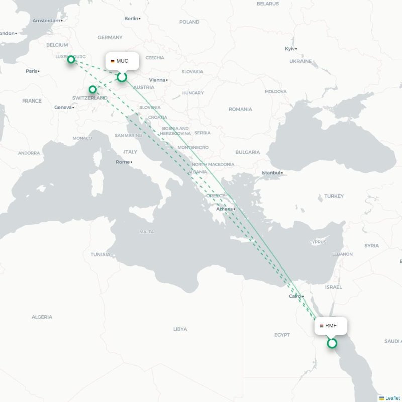 VIE - RMF route map