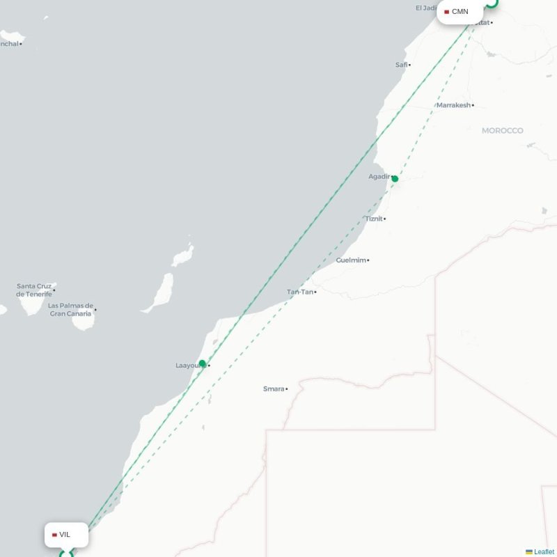 VIL - CMN route map
