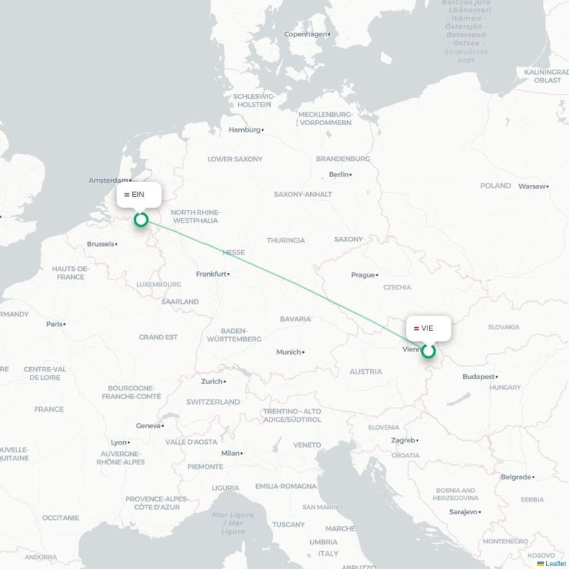 VLC - EIN route map