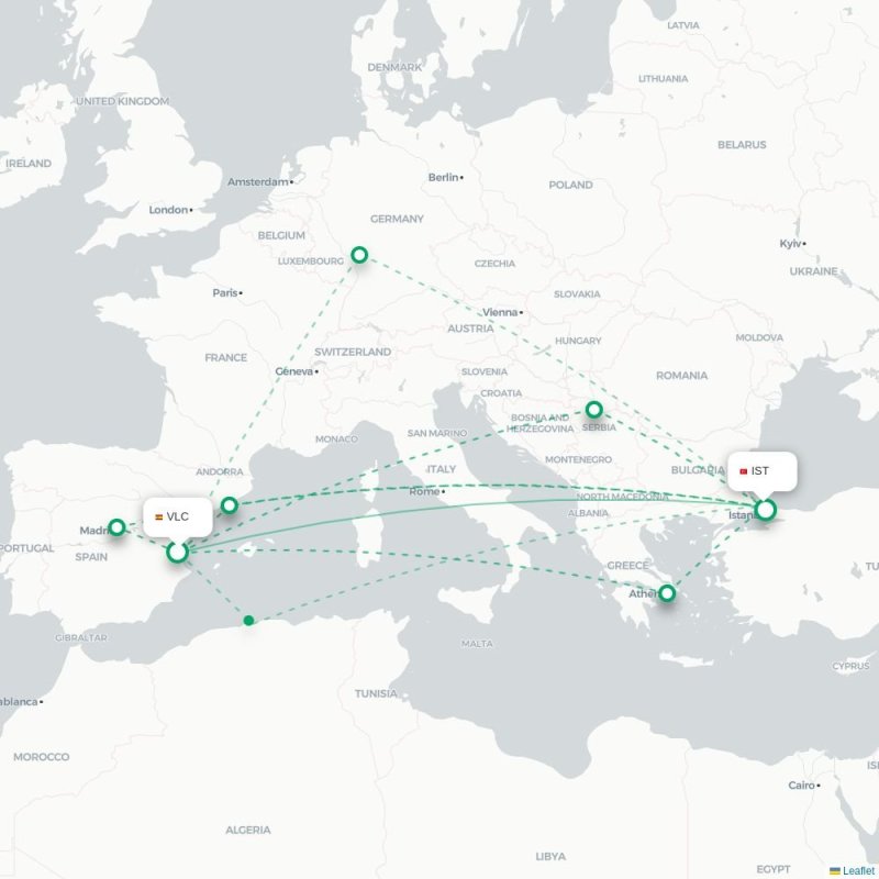 VLC - IST route map