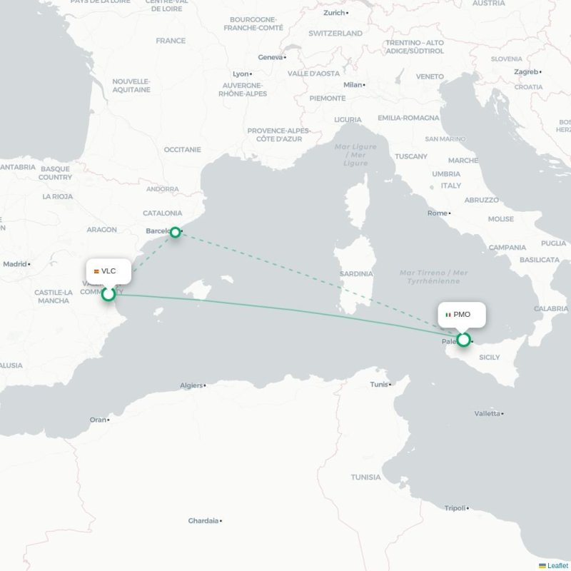 VLC - PMO route map