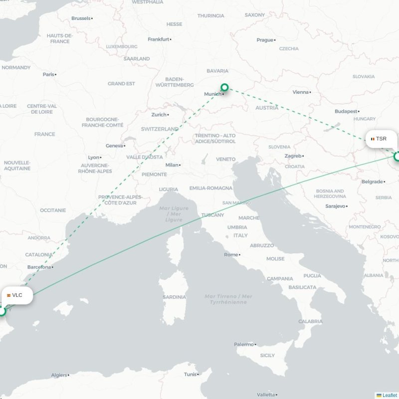 VLC - TSR route map