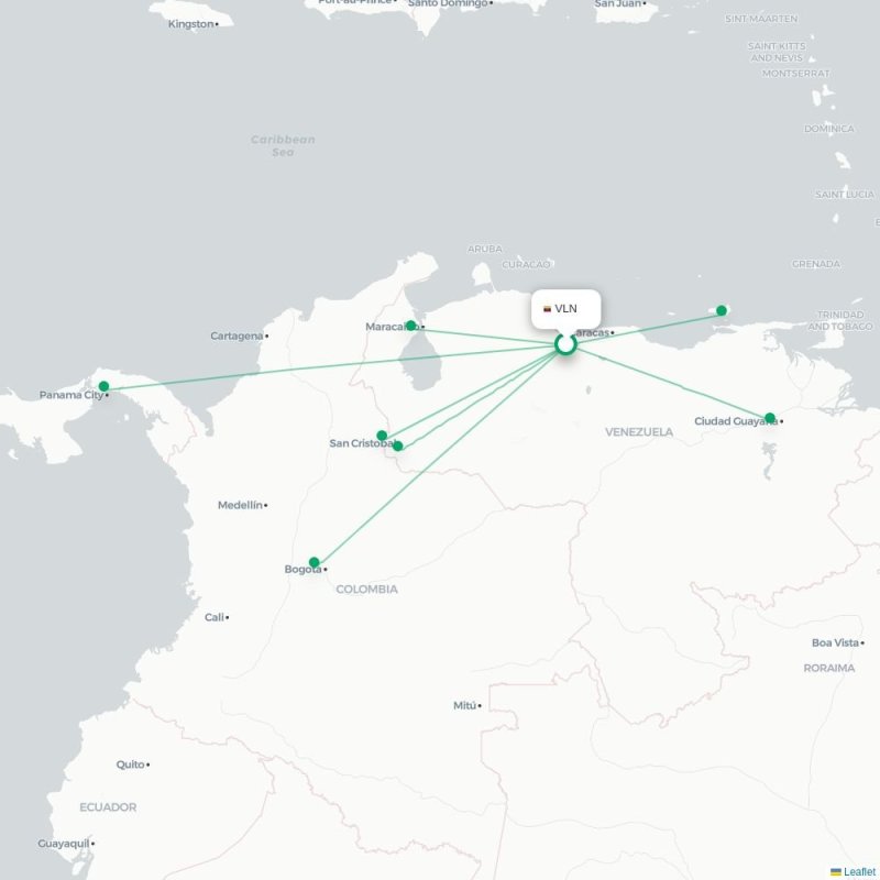SVZ - VLN route map