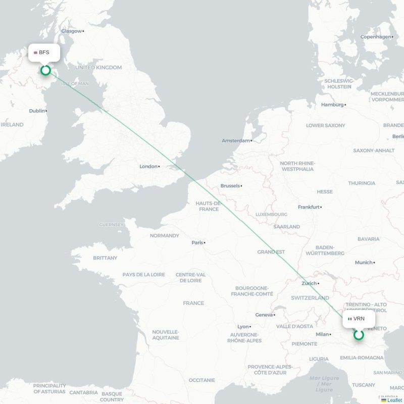 VRN - BFS route map