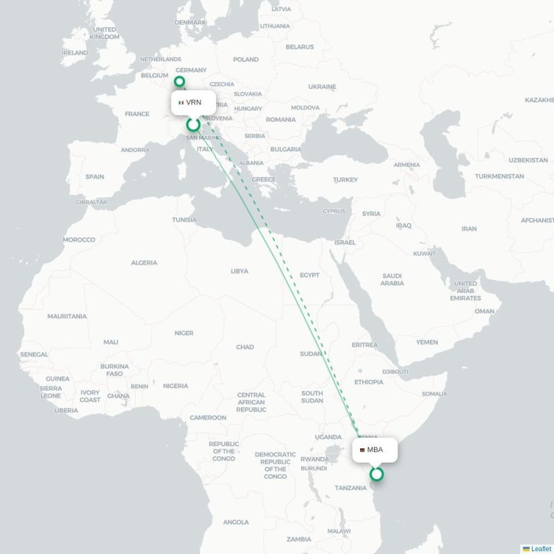 VRN - MBA route map