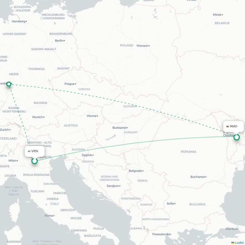 VRN - RMO route map