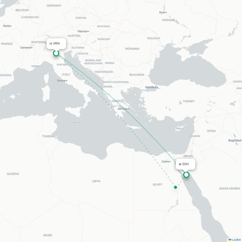 VRN - SSH route map
