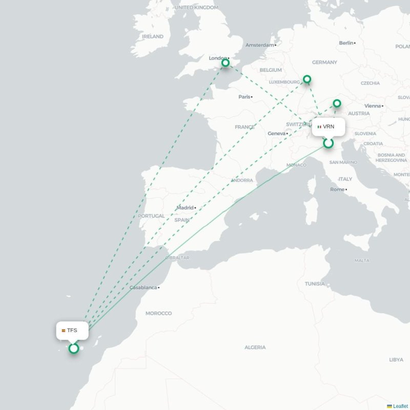 VRN - TFS route map