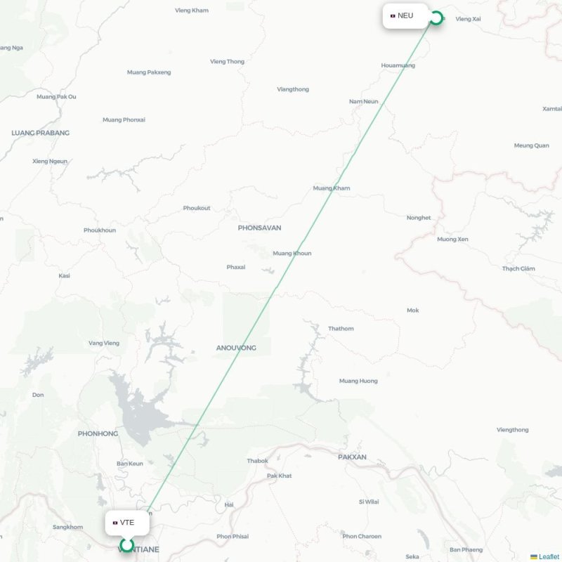 VTE - NEU route map