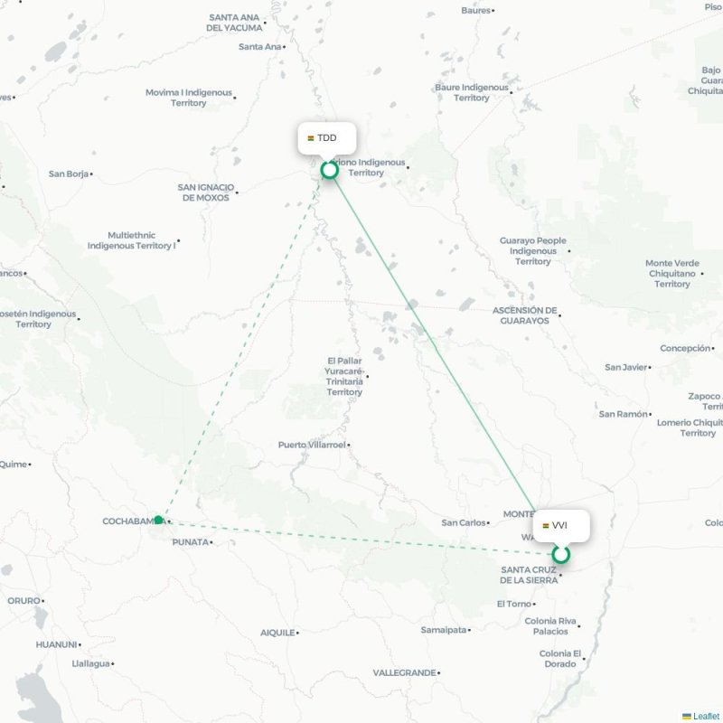VVI - TDD route map