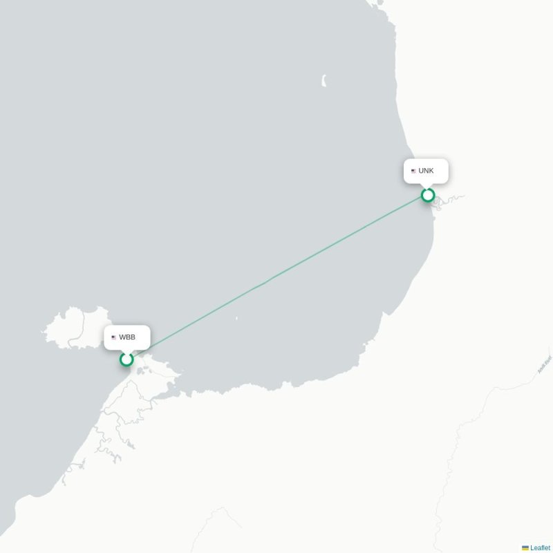 WBB - UNK route map