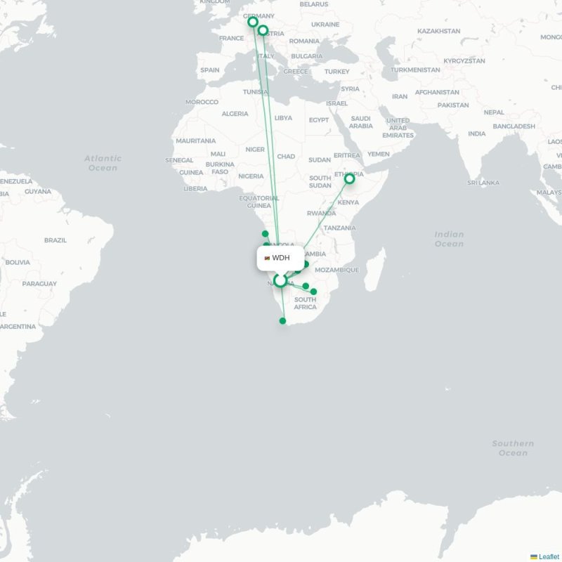 WDH - MUC route map