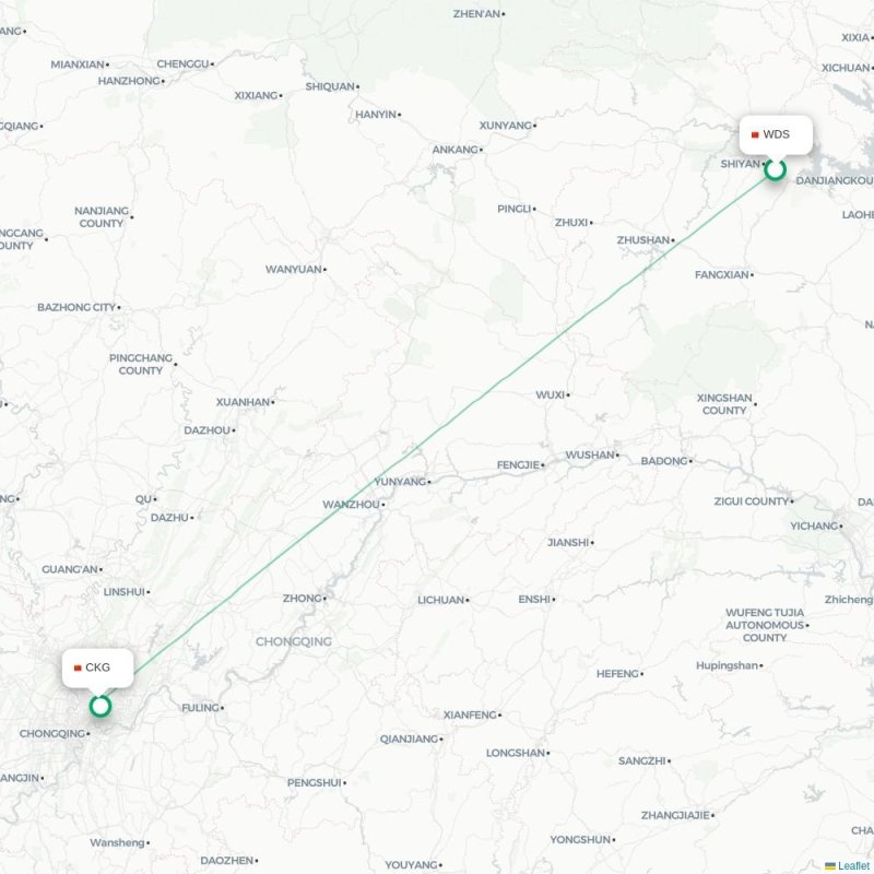 WDS - CKG route map