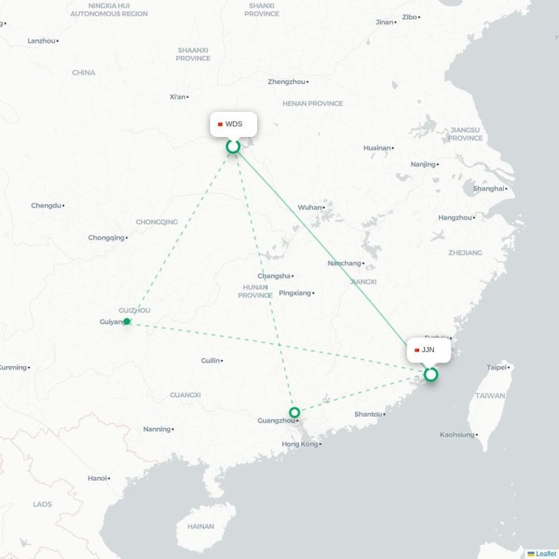 WDS - JJN route map