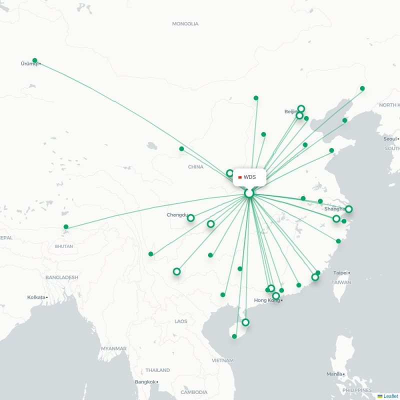 WDS - SWA route map