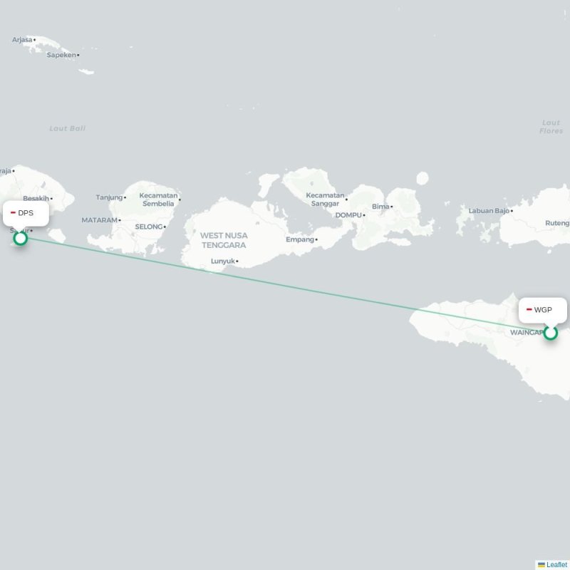 WGP - DPS route map