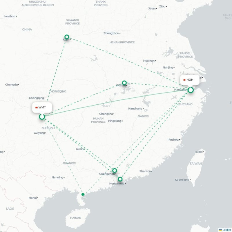 WMT - HGH route map