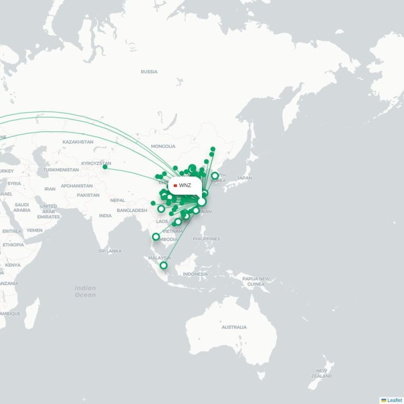 WNZ - TNA route map
