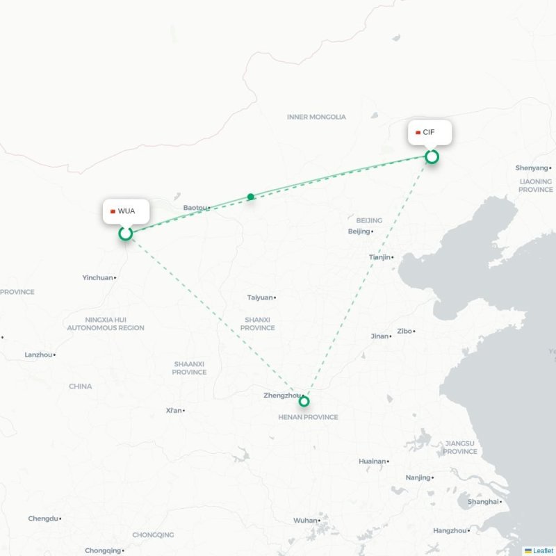 WUA - CIF route map