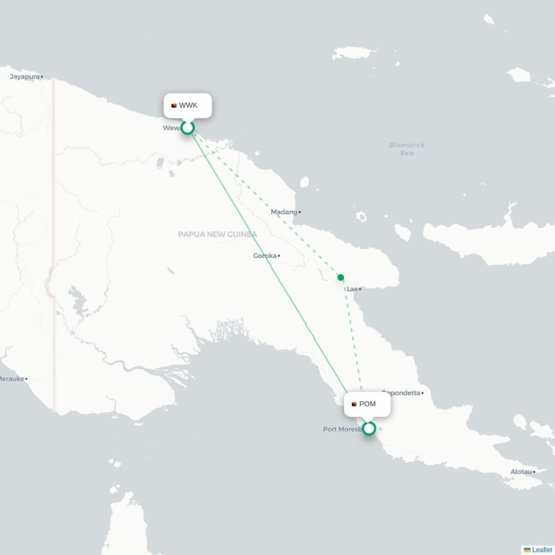 WWK - POM route map
