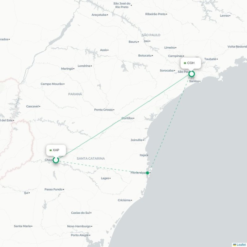 XAP - CGH route map