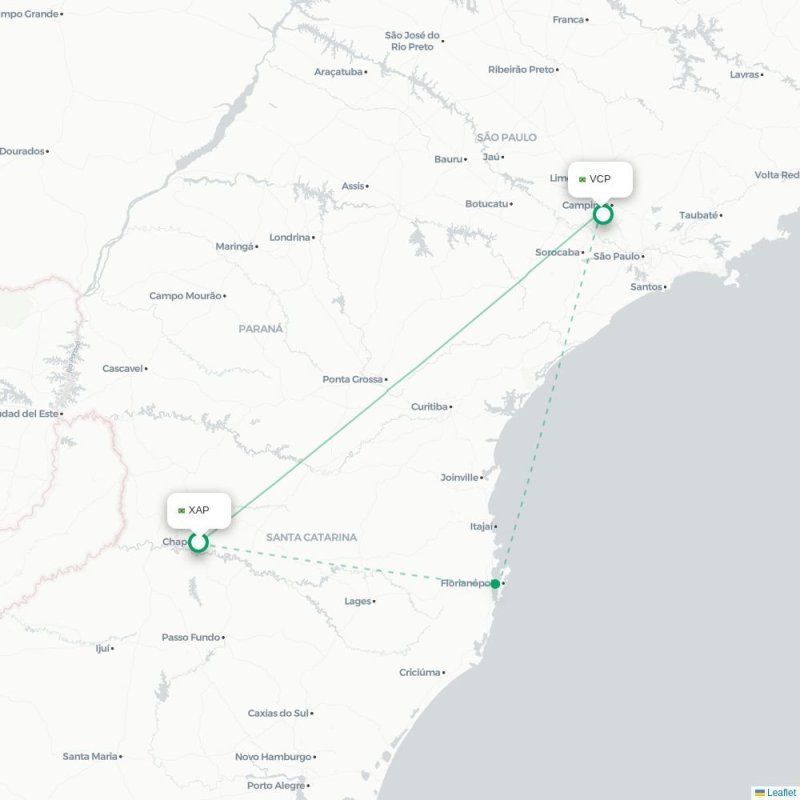 XAP - VCP route map