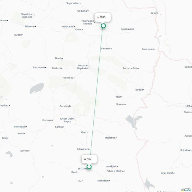 XBJ - MHD route map
